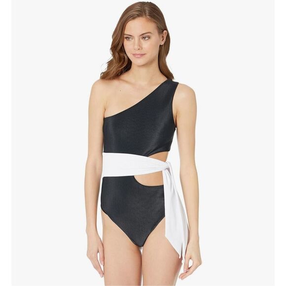 ✨ BEACH RIOT “Carlie” One-Shoulder Cutout Swimsuit – Size S – Made in USA - Picture 16 of 16